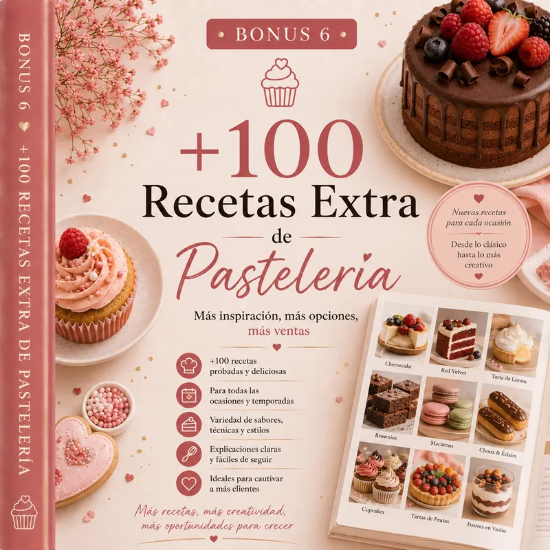 +100 Recetas Extra de Pastelería